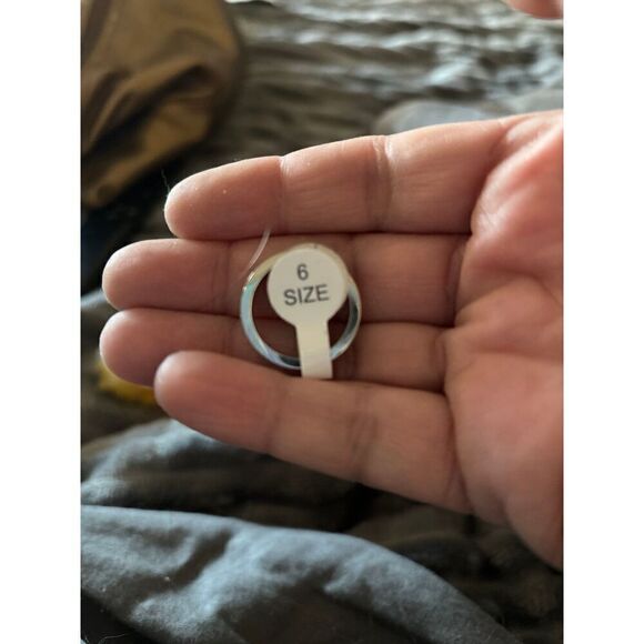 Last one ! Lover Silver Band ring in stainless steel size 6 - Picture 4 of 4